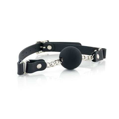 Silicone Ball Gag - Black