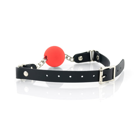 Silicone Ball Gag - Red