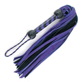 Suede Flogger – Purple and Black