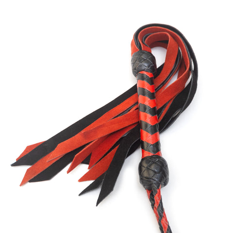 Mini Flogger - Red Suede