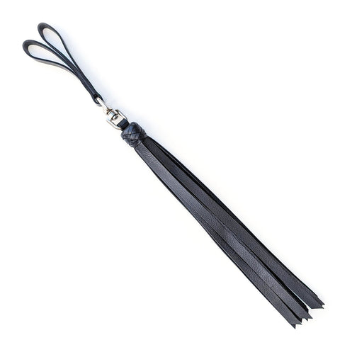 Mini Finger Flogger - Buffalo Leather - Black