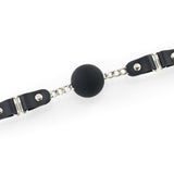 Silicone Ball Gag - Black
