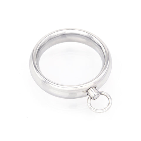 Stainless Steel Donut Cock Ring with O-Ring