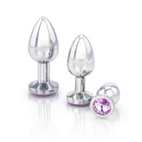 Jeweled Stainless Steel Butt Plugs
