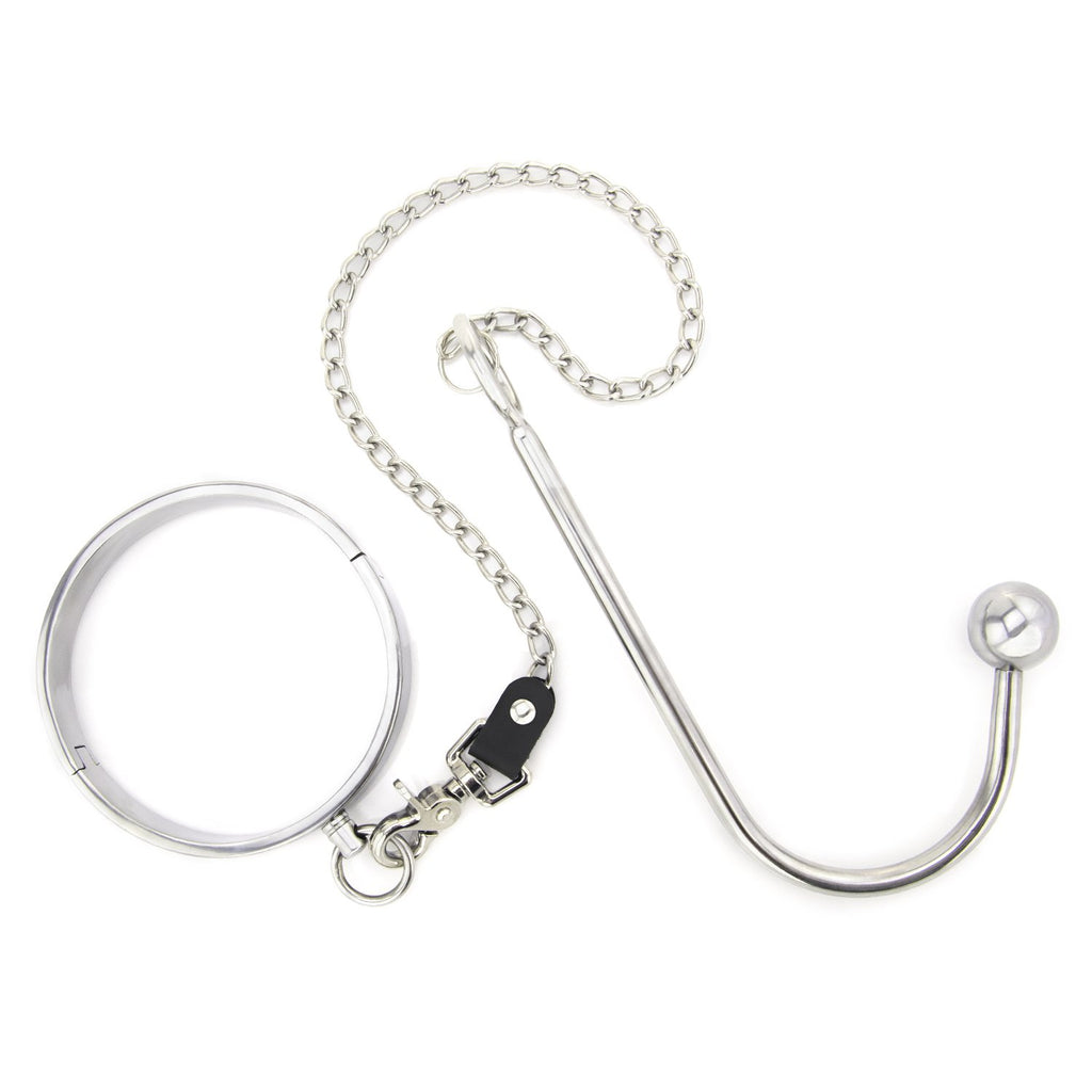 Anal Butt Hook Fetish Bondage Hook Sex Toy Solid Stainless Steel