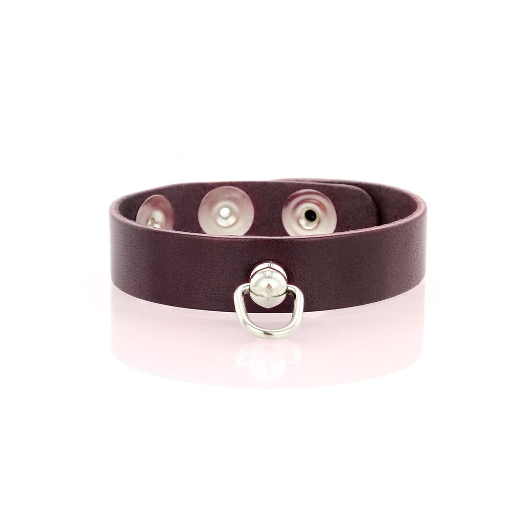 Leather Cock Ring - D-Ring