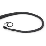 Single Tail Leather Whip – Black